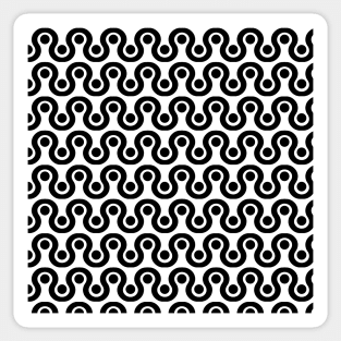 Black and White Pattern Sticker